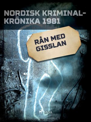 cover image of Rån med gisslan